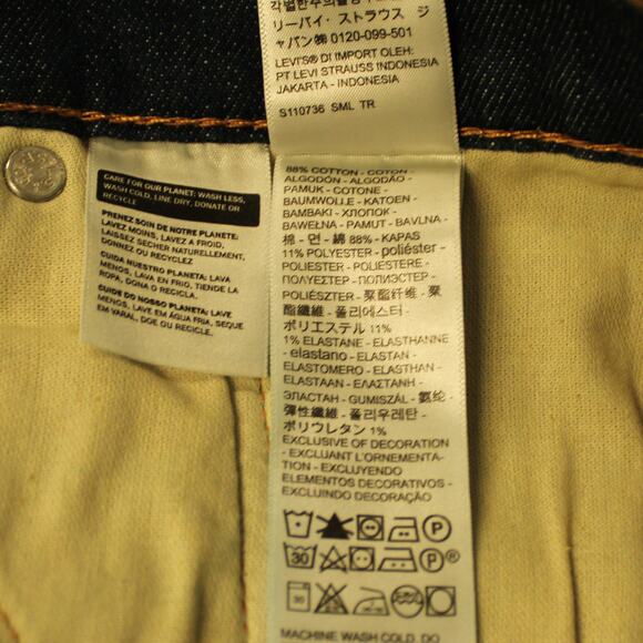 Levi's Mens 514 Blue Jeans Straight Leg W38 L30 NWT - Picture 7 of 8